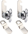 Thumb Operated Offset Cam Lock,Replacement Keyless Compartment Latch, Non-Locking Compartment Lock for RV, Camper, Vehicles, Storage Door Cabinet Mailbox Drawer(Color:S: 19 x 16mm)