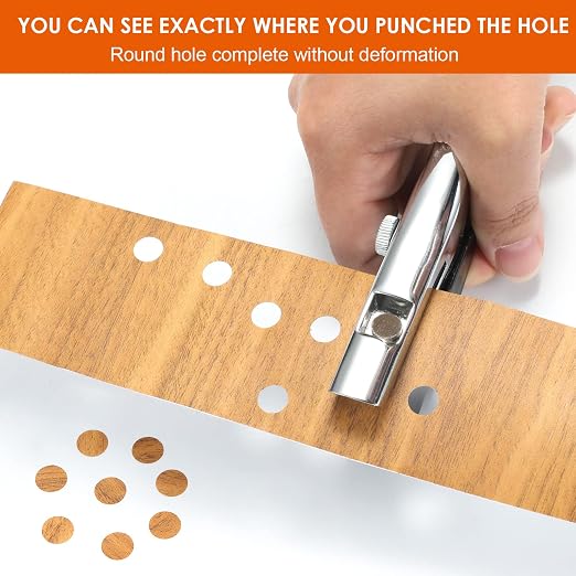 Hole Punch 1/4 inch-6mm Single Hole Punch, Heavy Duty Hole Puncher Single - Image 6