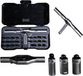 24 in 1 Magnetic Ratchet Screwdriver Set, DIY Mini Multi Bit Magnetic Screwdriver with Detachable Handle and Case for Electronics Repair, Furniture, Computers, Bicycle