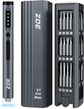 ZOE Electric Screwdriver, Mini Precision Screwdriver Set Cordless Screw driver Kit Small Power Magnetic Storage Bits, Settings Repair Tool Kit for Electronics Laptop Phone Camera Glasses Watch