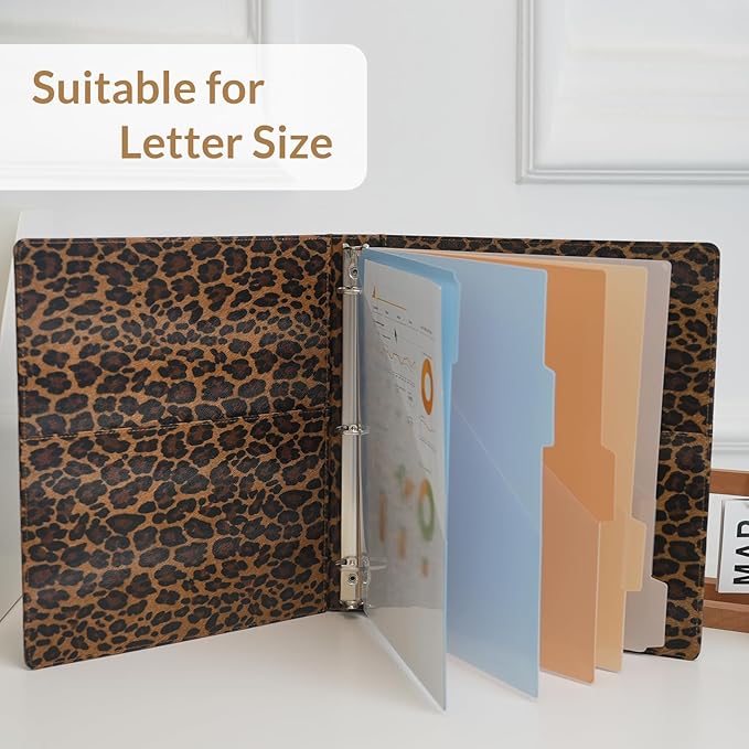 SKYDUE 1 Inch 3-Ring Binder - Image 4