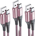 sweguard USB Type C Charger Cable [3-Pack,10ft+6.6ft+3.3ft] iPhone 16 Charger Nylon Braided Cord for iPhone 16 15 Pro Max Plus Samsung Galaxy S24 S23 S22 S21 S20 S10 Note 20 10 A54 Pixel LG Moto PS5