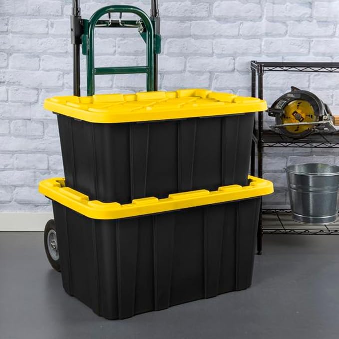 Sterilite 16-Pack Industrial Tote, Plastic Storage Container Bins - Image 5