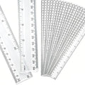 Eboot 20 Pack 12 Inch Clear Plastic Rulers Bulk, Easy-to-Read Straight Edge by eBoot