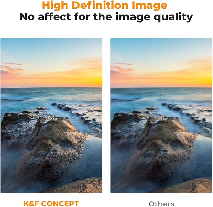 K&F CONCEPT 58mm Magnetic CPL+ND8+ND64+Magnetic Basic Ring+Lens Cap Camera Lens - Image 6