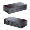AV Access HDBaseT DisplayPort KVM Extender, Zero Latency, 4k@30Hz/1080P@120Hz, DP 1.2 PoE Extender, 2 USB 2.0 Ports for Keyboard and Mouse, EDID, Over Single Cat5e/6/6a/7 Up to 330ft (4KEX100-DP-KVM)