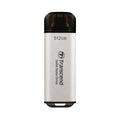 Transcend 512GB External SSD, USB 3.2 Gen2, Up to 1,050MB/s, Portable SSD with Type C, for Steam Deck, ROG Ally, MSI Claw, Windows & Mac, iPhone, iPad, Android, PS5, Xbox, Smart TV, Silver