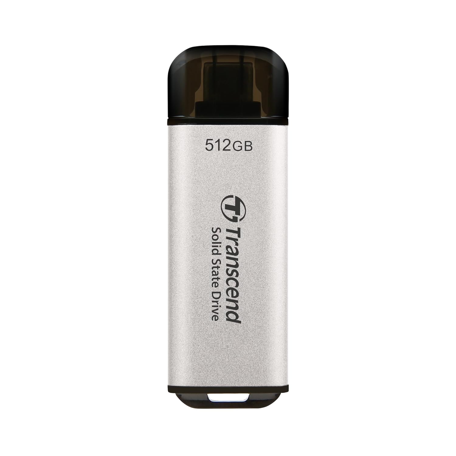 Transcend 512GB External SSD, USB 3.2 Gen2, Up to 1,050MB/s, Portable SSD with Type C, for Steam Deck, ROG Ally, MSI Claw, Windows & Mac, iPhone, iPad, Android, PS5, Xbox, Smart TV, Silver