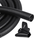 25ft - 1/4 inch Flame Retardant Split Wire Loom Tubing - Flexible Wire Covers by CrocSee