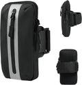 Running Phone Holder Armband, iPhone Arm Bands for Exercise, Running Arm Bands for Cell Phone, Phone Purse Cell Phone Holder for Walking (Black)