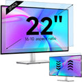 IPROKKO 【2 Pack】 22 inch Anti-Blue Light Monitor Screen Protector for 16:10 Widescreen,Removable Anti Glare Blue Light Blocking Screen Filter，LED PC Anti-UV Eye Protection Filter Film