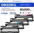DR229CL Drum Unit (Not Toner)4-Pack Replacement Compatible for Brother DR-229CL Imaging Drum MFC-L3720CDW MFC-L3780CDW HL-L3220CDW HL-L3280CDW HL-L3300CDW HL-L3295CDW L8245CDW MFC-L8395CDW Printer Set