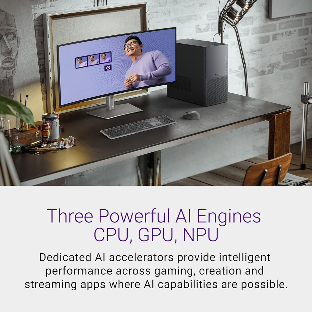 Dell Tower Plus EBT2250 Desktop Computer - Series 2 Intel Core Ultra 9 285 24-Core Processor up to 5.6 GHz, 16GB DDR5 RAM, 8TB NVMe SSD, NVIDIA GeForce RTX 4060 8GB GDDR6, Windows 11 Pro, Graphite