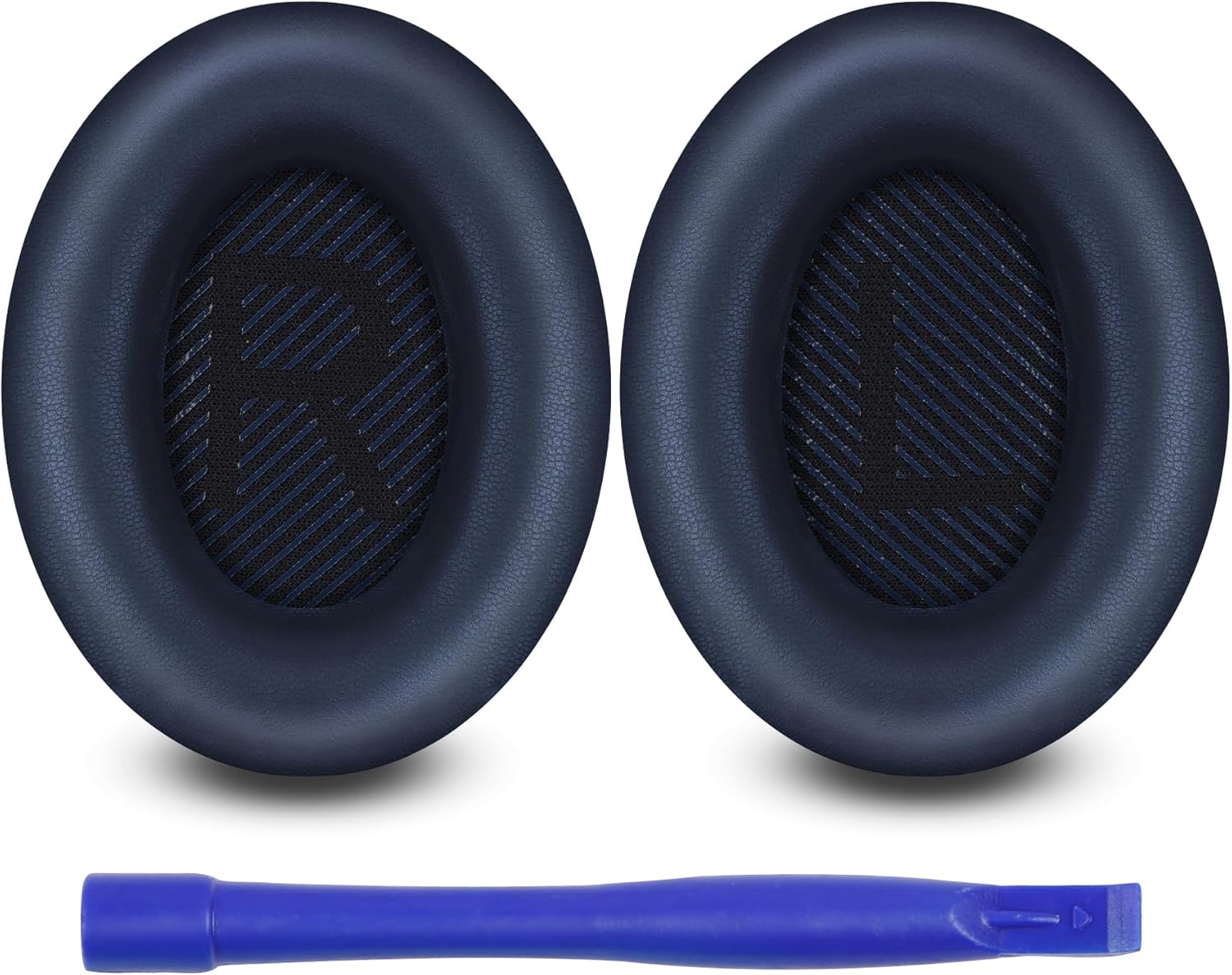 Ear Pads for Bose QuietComfort 35 ii, Premium Softer Leather Replacement Pads for Bose QC35 QC35ii Headphones Ear Pads Quiet Comfort, Noise Isolation Foam, Added Extra Thickness (Midnight Blue)