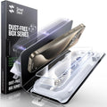 SMARTDEVIL 3 Pack Screen Protector for iPhone 13/13 Pro/14, Bubble-and-Dust-Free Box, HD Tempered Glass, Military Grade Shatterproof & Ultra Durable, Easy Installation