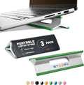 Steepy Portable Laptop Stand for Desk 3 Heights Computer Stand for Laptop Riser – Ergonomic Soporte para Laptop Base – Computer Holder & Elevated Lifter for Travel, Home Office, Projector Riser or DJ