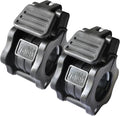 Adjustable Barbell Clips (2-Pack), Fits 0.98-1.1" Olympic & Standard Bars, Secure Locking Collars for Weight Lifting Strength Training