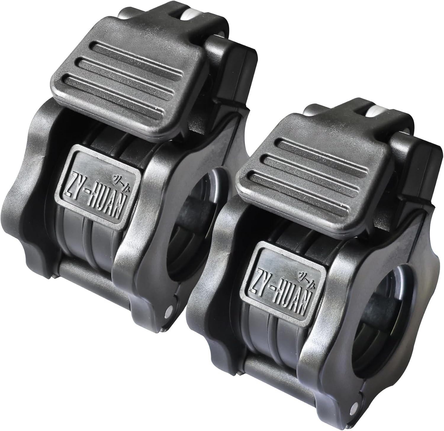 Adjustable Barbell Clips (2-Pack), Fits 0.98-1.1" Olympic & Standard Bars, Secure Locking Collars for Weight Lifting Strength Training