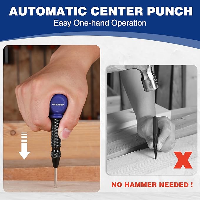 WORKPRO 5" Automatic Center Punch - Image 5