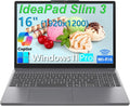 Lenovo Laptop Computer for Home Student Business, IdeaPad Slim 3, Intel i7-13620H (Beat Ultra 7 255U), 16GB DDR5 RAM, 512GB PCIe SSD, 16" FHD+, WiFi 6, Type-C, HDMI, Luna Grey, Windows 11 Pro, Wendbo