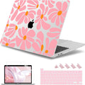 May Chen Case for MacBook Pro 13 inch M2 2023,2022,2021,2020 A2338 M1 A2251 A2289, Plastic Hard Shell Case for MacBook Pro 13" with Touch Bar Fits Touch ID, Groovy Flower