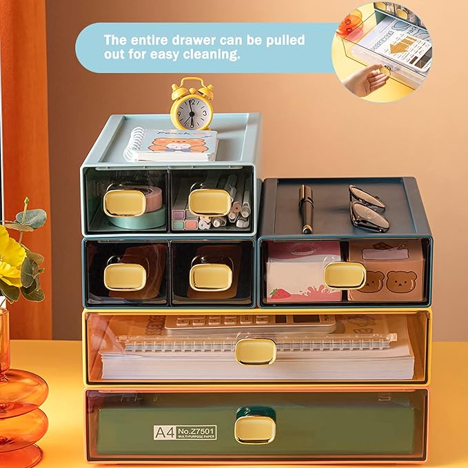 2PACK Stackable Storage Drawers - Image 3
