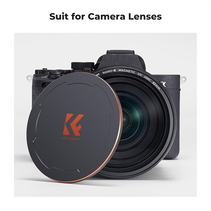 K&F CONCEPT 58mm Thread & Magnetic 2-in-1 Lens Filter Cap Only Compatible - Image 6