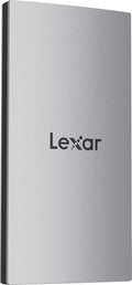 Lexar 2TB ES3 External SSD, Up to 1050MB/s Read, Storage Expansion, Compatible w/USB-C Smartphones, iPhone 15/16, PC, Mac, Tablets, Sleek & Sturdy Design, Silver (LES3XXX002T-RNSAU)