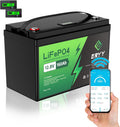 12V 160Ah LiFePO4 Battery Bluetooth, Group 31 RV Lithium Batteries 12V, 2048Wh Energy & 100A BMS, 5000+ Deep Cycle Trolling Motor, RV, Boat, Solar, Off-Grid, Camping, Golf Cart