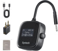 Syntech Airplane Bluetooth 5.4 Transmitter Receiver for 2 AirPods or Wireless Headphones, HD Display Low Latency 3.5mm AUX Jack Bluetooth Audio Adapter for Flying, TV, Car, Gym, Home Stereo