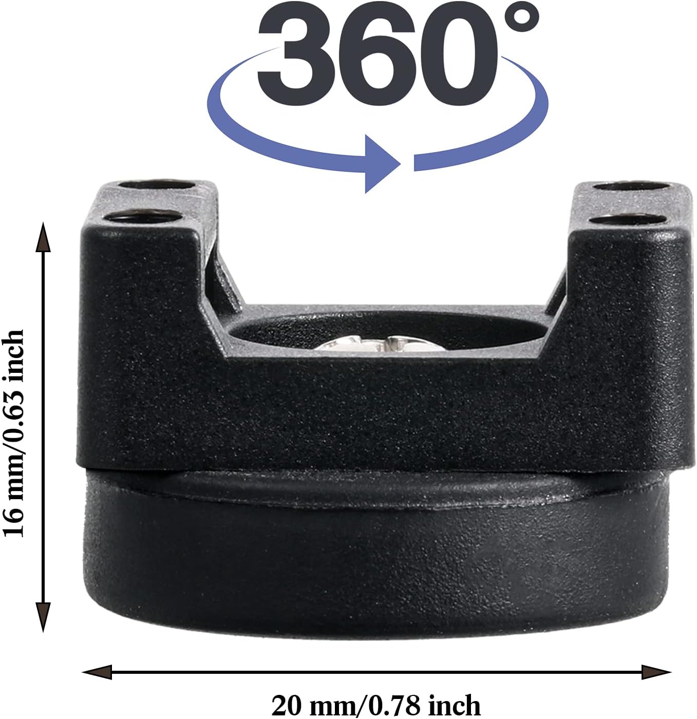 Yookeer 120 Pieces Magnetic Zip Tie Mount Multipurpose Cable Holder Magnets Magnetic Wire Management Bases with Heavy Duty Zip, Mount Nylon Cable Ties in Total (22 mm)