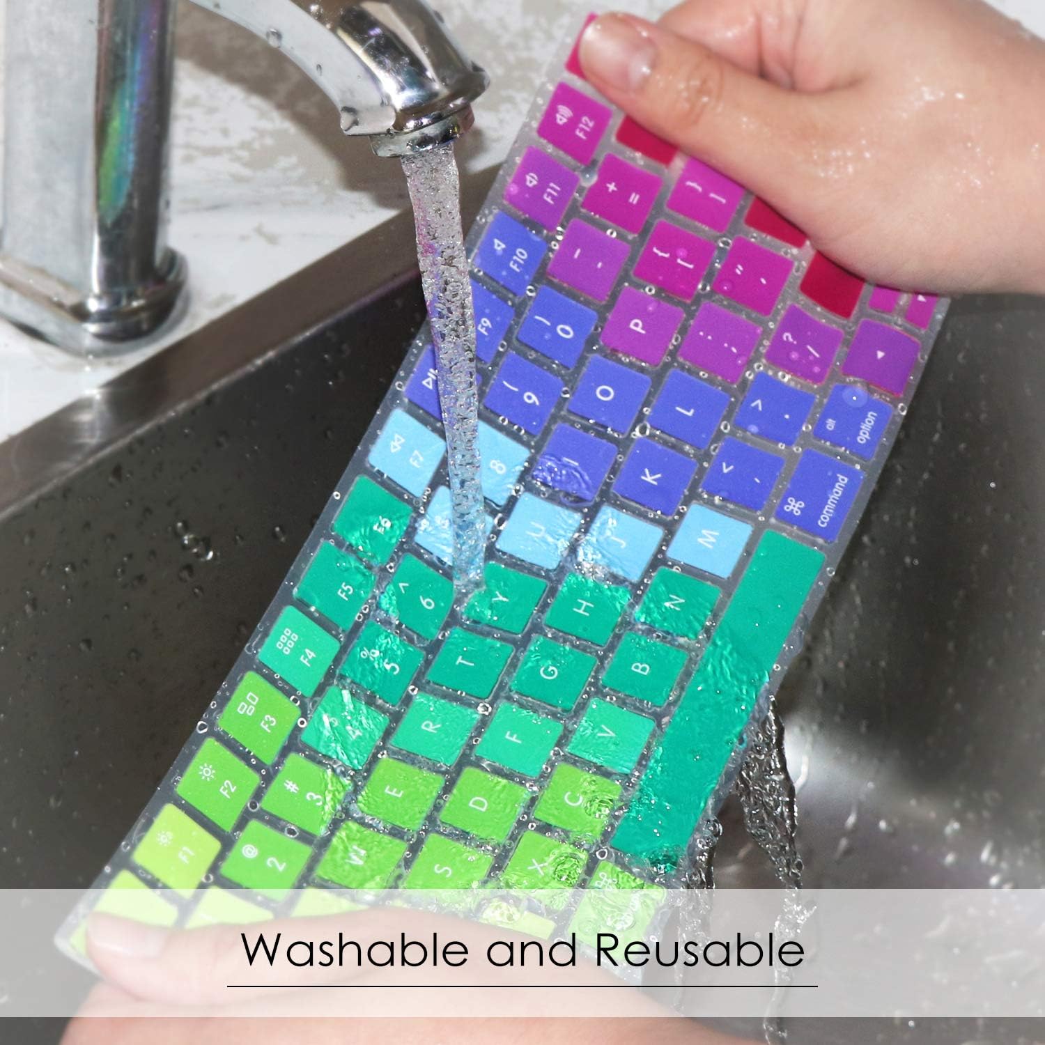 Allinside Rainbow Cover for Apple Magic Keyboard (MLA22LL/A) with US Layout