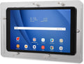 TABcare Anti-Theft Acrylic VESA Enclosure for Galaxy TAB A E S 8" 8.4" Tablet with Free Wall Mount Kit & 90-Degree Angle Charge Cable (TAB A 8.0 2018 SM-T387, Clear)