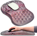 Mouse Pad Wrist Support, Ergonomic Mouse Pad with Massage Dot, Comfortable Computer Mouse Pad for Laptop, Wrist Rest Pain Relief Mousepad with Non-Slip PU Base for Office & Home, 12 x 8 in