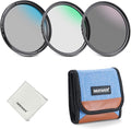 NEEWER 67mm UV/CPL/ND Lens Filter Kit, UV Protection + Circular Polarizing + by Neewer