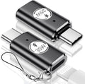Temdan Lightning to USB C Adapter (2 Pack) for iPhone 15/16 Pro/16 Pro Max/16 Plus,Type C Charger Connector,Support Charging & Data Transfer,for iPhone 15/16 Charger Adapter Not for Audio/OTG-35W