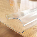 LovePads Frosted Table Cover Protector 44 x 72 Inch, 1.5mm Thick Plastic Table by LovePads