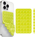Silicone Suction Cup Phone Case Mount Double Sided, Phone Accessories Hands-Free Strong Grip Holder for Selfies and Videos, Silicon Phone Stand for iPhone and Android Green