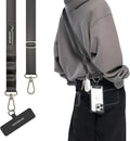 MAGEASY Universal Cell Phone Lanyard Crossbody - Anti-Theft Crossbody Phone Strap for iPhone 16 Pro Max & Most Smartphones, for Men & Women | 20mm (Concrete Gray)