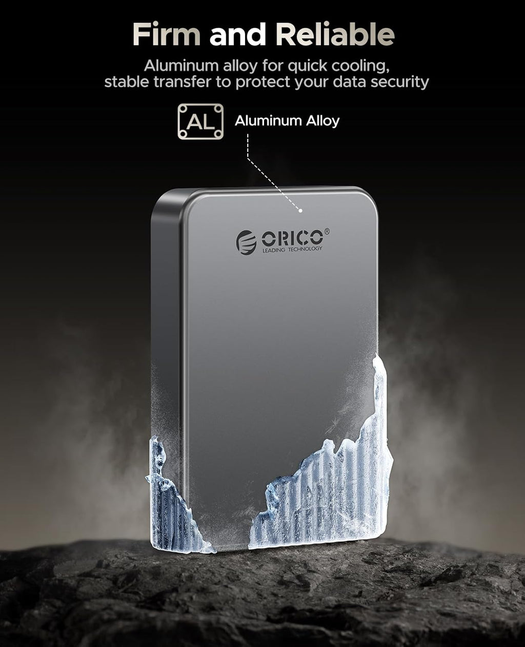 ORICO 4TB Magnetic Portable SSD, Metal Body, 4K 120 fps ProRes HDR Record and Store, Up to 460MB/s, USB C&A 2 in 1 Cable, External SSD Compatible with iPhone 16 Pro Max, Tablet, Computer - K5PLUS