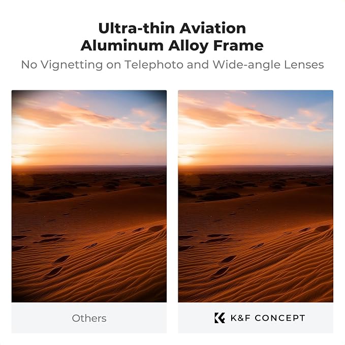 K&F CONCEPT 67mm Shockproof & Ultra Low Reflectivity MCUV Lens Protection Filter - Image 7