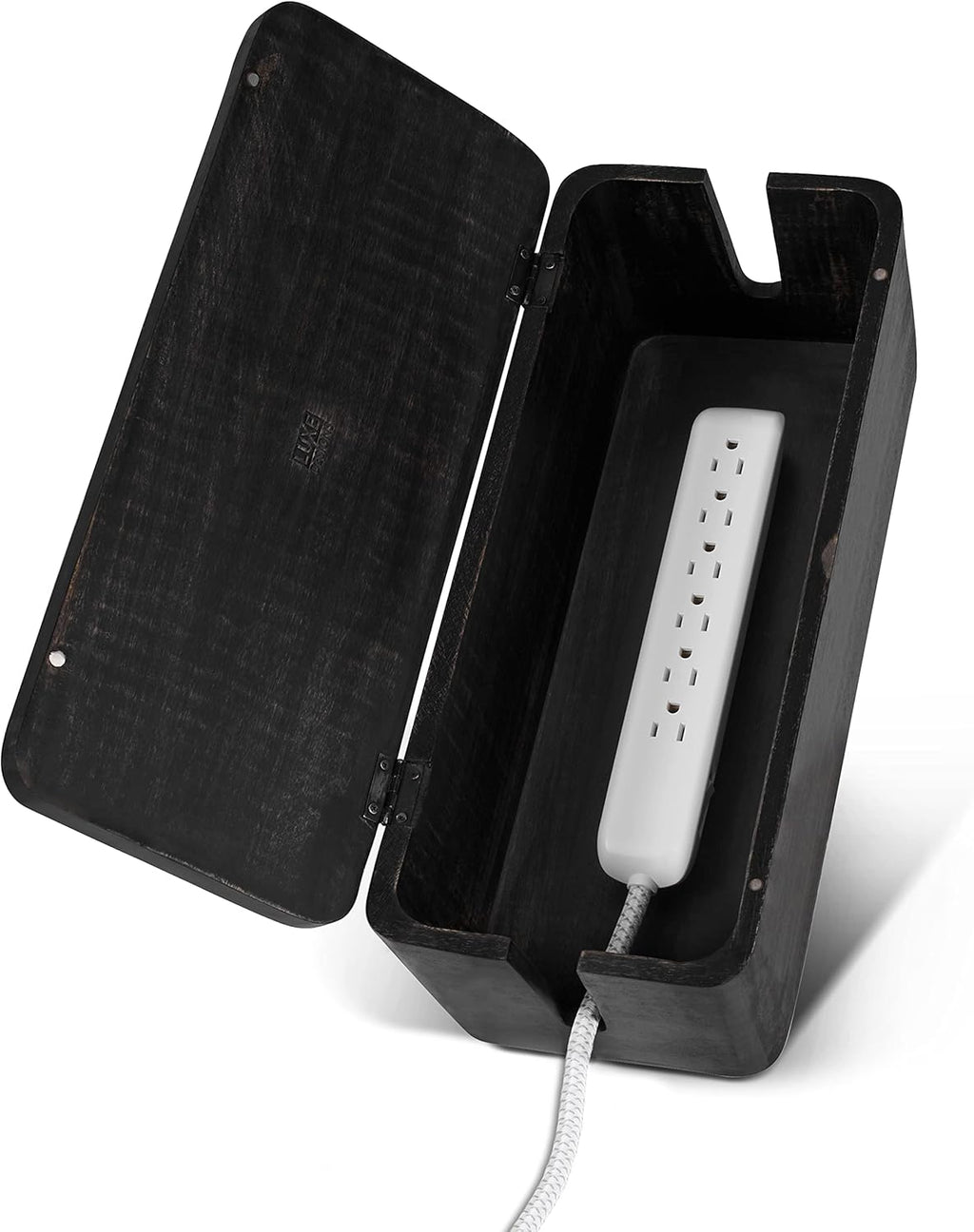 Large Cable Management Box - Cable Organizer Box and Power Strip Box for Electrical Cord Management - Hide Desk Cord and Floor Cables - Wire Storage and Organization for Cords