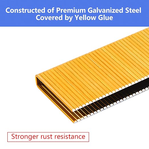 18 Gauge 1/4" Narrow Crown Staples 1-1/4" Leg Galvanized 5000 Pack - Image 4