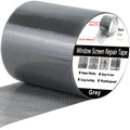 wohohoho Window Screen Repair Tape, 2 in X 20 FT (240IN) Grey Screen Patch Repair Kit, 3-Layer Strong Adhesive Invisible Screen Tape Mesh Repair for Windows, Doors Garage Mosquito Net Magnetic Screen
