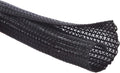 Alex Tech 25ft - 1.25 inch Cord Protector Wire Loom Tubing Cable Sleeve Split Sleeving for USB Cable Power Cord Audio Video Cable – Protect Cat from Chewing Cords - Black
