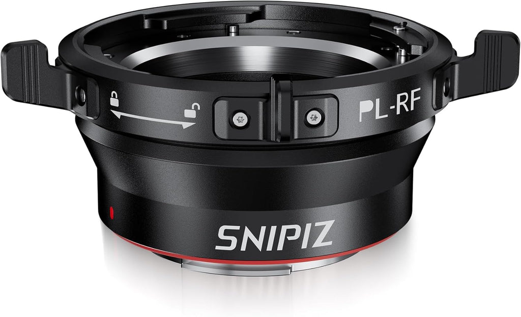 PL-RF Lens Mount Adapter with Rotary Lock Mount Converter Compatible with PL Lens to Canon RF Mount Cameras EOS R EOS R5 EOS R6 EOS R3 EOS Ra EOS RP