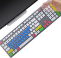 Keyboard Cover Skin for Dell KM636 KB216 KB216t KB216d KB216p Wired & Wireless Keyboard, Dell Optiplex 5250 3050 3240 5460 7450 7050, Dell Inspiron Desktop 24" 27" 5400 5490 7700 7790 3475 3670 3477