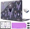 CISSOOK Compatible with MacBook Air 13.6 inch Case 2025 2024 2023 2022 Release A3240 M4 A3113 M3 A2681 M2, Plastic Hard Shell Case & Keyboard Cover & Screen Protector, Dream Catcher