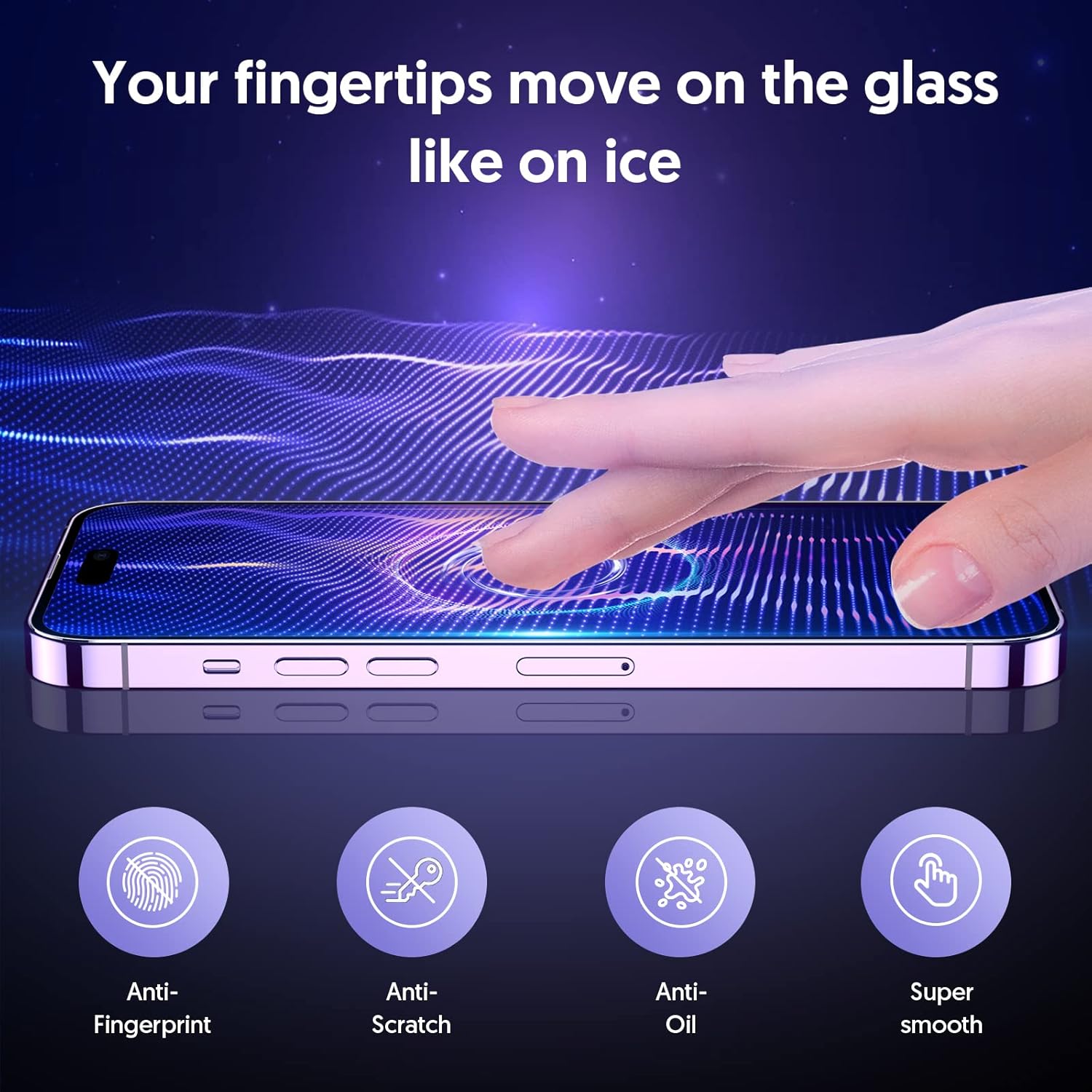 Fotbor for iPhone 13 Pro Max Screen Protector [3 Pack], iPhone 14 Plus Screen Protector Tempered Glass, Sensor Protection, Full Coverage Ultra Clear 6.7 Inch