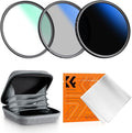 K&F Concept 37mm UV/CPL/ND2-400 Lens Filters Kit-18 Multi-Layer Coatings by KFCONCEPT
